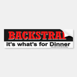 Adesivo Para Carro BACKSTRAP é o que é para o autocolante no vidro
