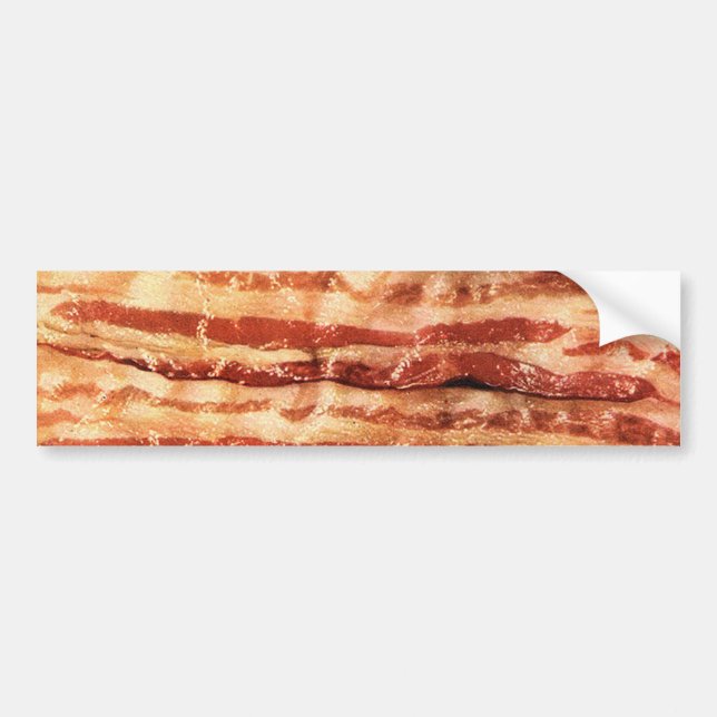 ADESIVO PARA CARRO BACON BUMPERSTICKER! (Frente)