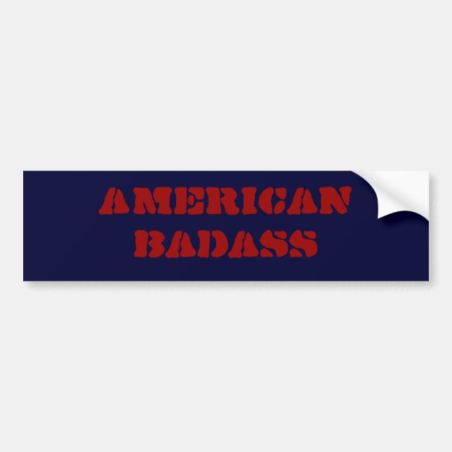 Adesivo Para Carro badass americanos (Frente)