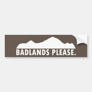 Adesivo Para Carro Badlands Por Favor