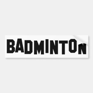 Adesivo Para Carro badminton