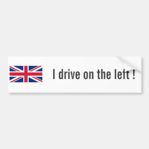Adesivo Para Carro Baixo custo Union Jack que eu conduzo no