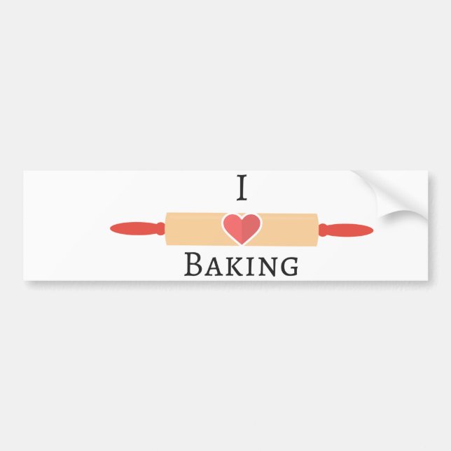 Adesivo Para Carro Bakers Love (Frente)