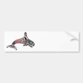 Adesivo Para Carro Baleia & Eagle de assassino do Tlingit