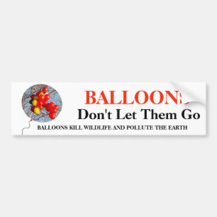 Adesivo Para Carro BALLOONS, não os deixe ir