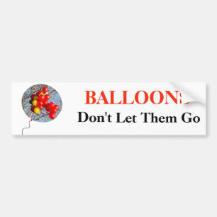 Adesivo Para Carro BALLOONS, não os deixe ir