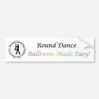 Adesivo Para Carro Ballroom Made Easy Bumper Sticker
