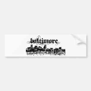 Adesivo Para Carro Baltimore pôr sobre para sua cidade