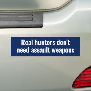 Adesivo Para Carro Ban Assault Bumper Sticker