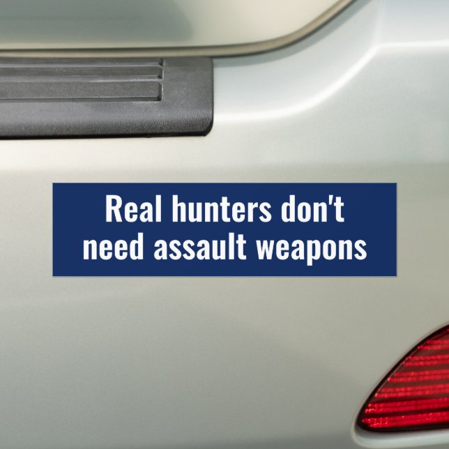Adesivo Para Carro Ban Assault Bumper Sticker (No carro)