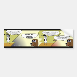 Adesivo Para Carro Banda desenhada do fluoreto - autocolante no vidro