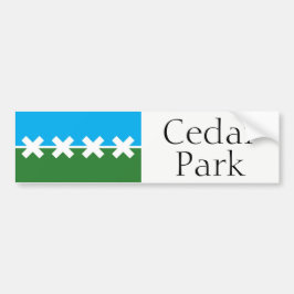 Adesivo Para Carro bandeira 2016 da cidade do parque do cedro,