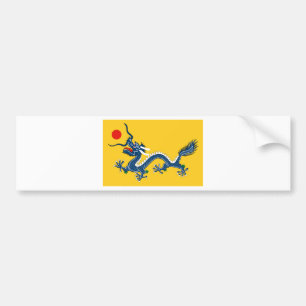 Adesivo Para Carro Bandeira amarela imperial do dragão, dinastia de