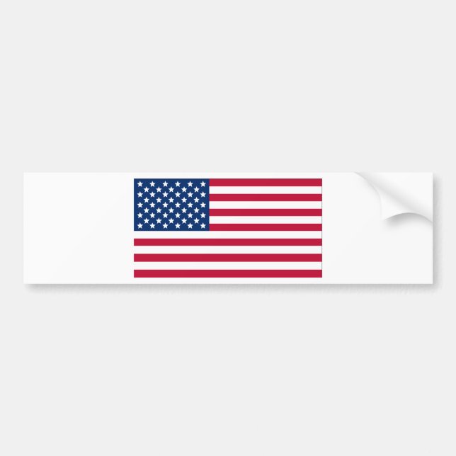 Adesivo Para Carro Bandeira Americana (Frente)
