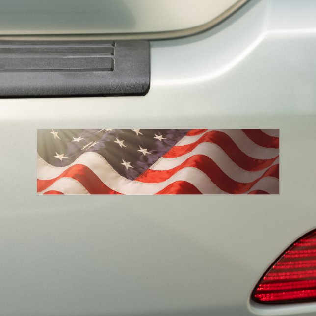 Adesivo Para Carro Bandeira Americana (No carro)