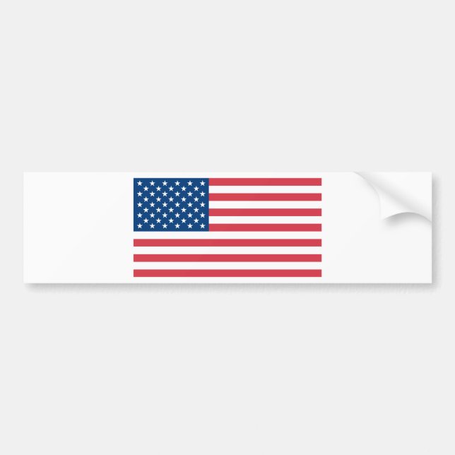 Adesivo Para Carro Bandeira Americana (Frente)
