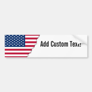 Adesivo Para Carro Bandeira americana clássica