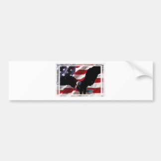 Adesivo Para Carro Bandeira americana com águia americana americana