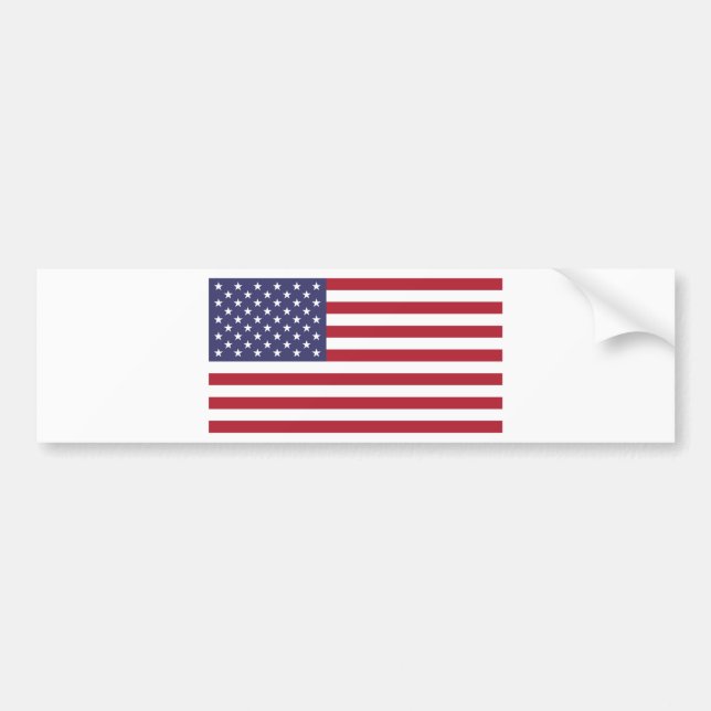 Adesivo Para Carro Bandeira americana - os Estados Unidos da América (Frente)
