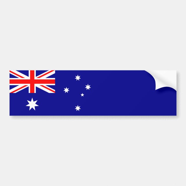 Adesivo Para Carro Bandeira australiana (Frente)