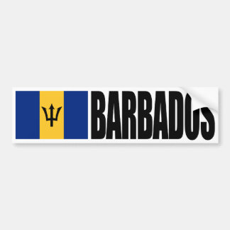 Adesivo Para Carro Bandeira Barbados