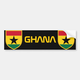 Adesivo Para Carro Bandeira bonita de Ghana