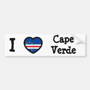 Adesivo Para Carro Bandeira Cabo Verde