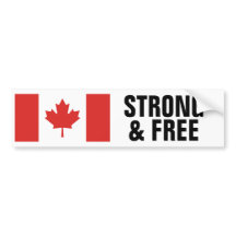Bandeira canadense forte e GRATUITA