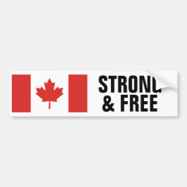 Adesivo Para Carro Bandeira canadense forte e GRATUITA