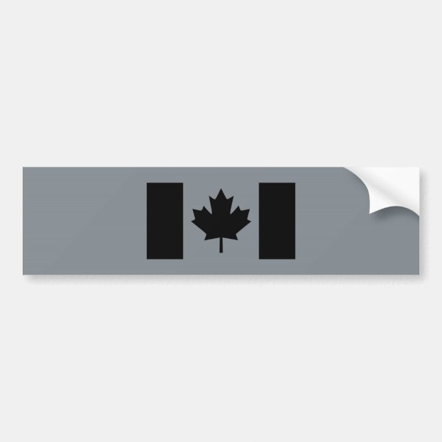 Adesivo Para Carro Bandeira canadense no Decor Negro (Frente)