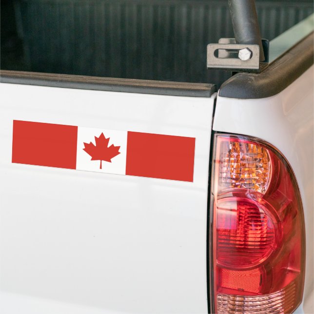 Adesivo Para Carro Bandeira Canadiana (Maple Leaf) (Canadá) (No caminhão)