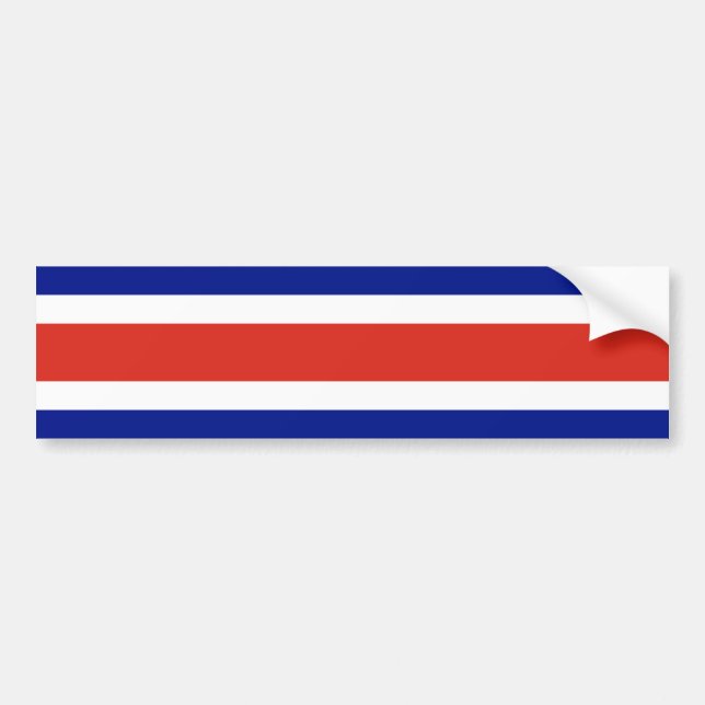 Adesivo Para Carro Bandeira Civil Costa Rica (Frente)
