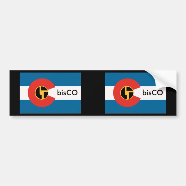 Adesivo Para Carro bandeira completa do bisCO (Frente)