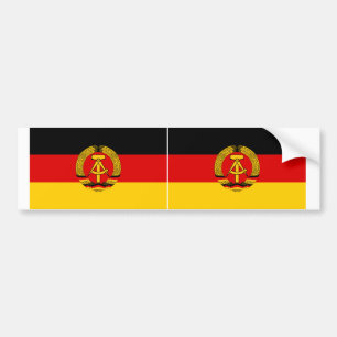 Adesivo Para Carro Bandeira da Alemanha Oriental