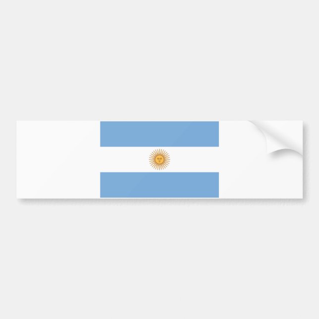 Adesivo Para Carro Bandeira da Argentina (Frente)