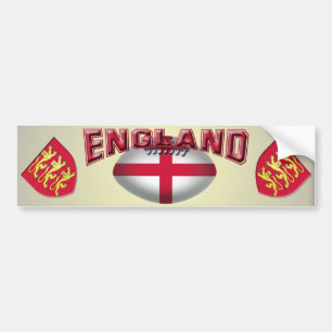 Adesivo Para Carro Bandeira da bola de rugby de Inglaterra
