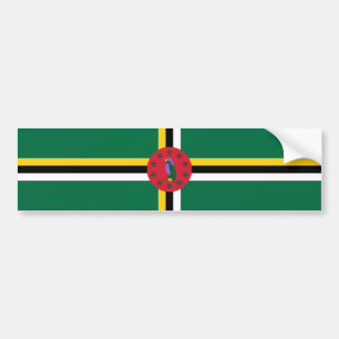 Adesivo Para Carro Bandeira da Domínica