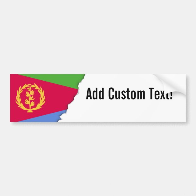 Adesivo Para Carro Bandeira da Eritreia (Frente)