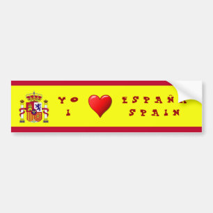 Adesivo Para Carro Bandeira da Espanha