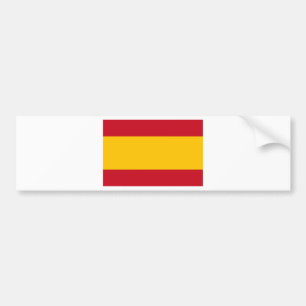 Adesivo Para Carro Bandeira da Espanha, Bandera de España, Bandera E