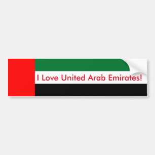 Adesivo Para Carro Bandeira da etiqueta de United Arab Emirates