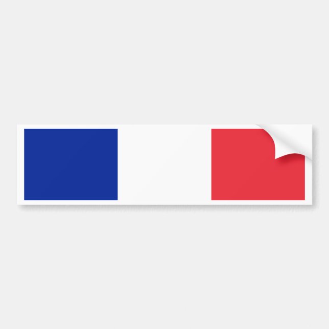 Adesivo Para Carro Bandeira da França (Frente)