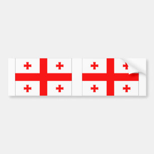 Adesivo Para Carro Bandeira da Geórgia