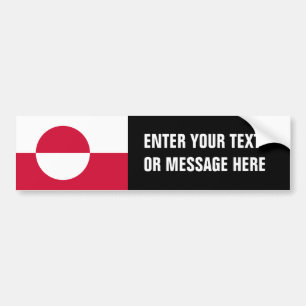 Adesivo Para Carro Bandeira da Gronelândia