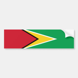 Adesivo Para Carro Bandeira da Guiana