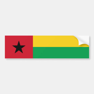 Adesivo Para Carro Bandeira da Guiné-Bissau