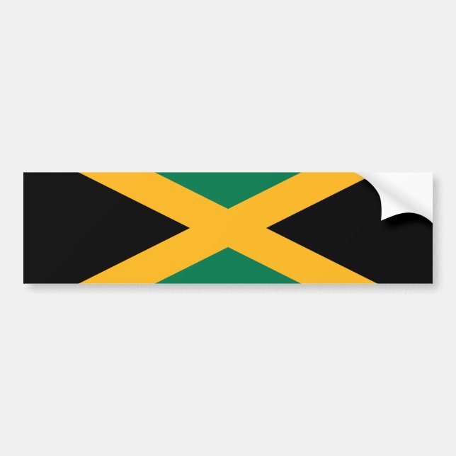 Adesivo Para Carro bandeira da Jamaica (Frente)