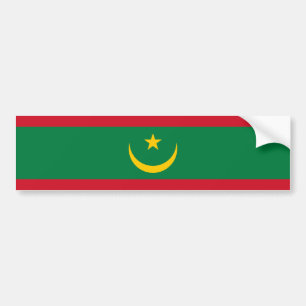 Adesivo Para Carro Bandeira da Mauritânia