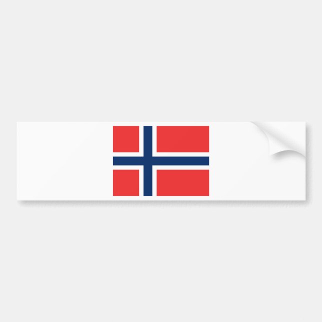 Adesivo Para Carro Bandeira da Noruega (Frente)
