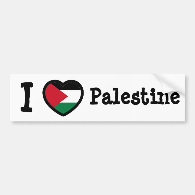 Adesivo Para Carro Bandeira da Palestina (Frente)